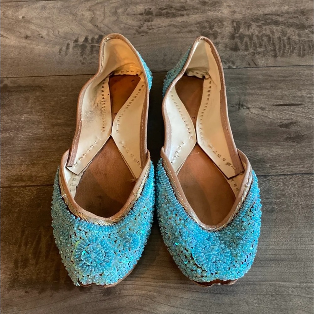 Indian beaded slippers